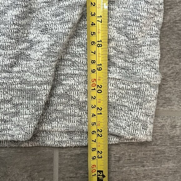 Lou & Grey LOFT Women’s Mock Neck Sweater Grey Space Dye Large Loungewear Cozy - Picture 5 of 5